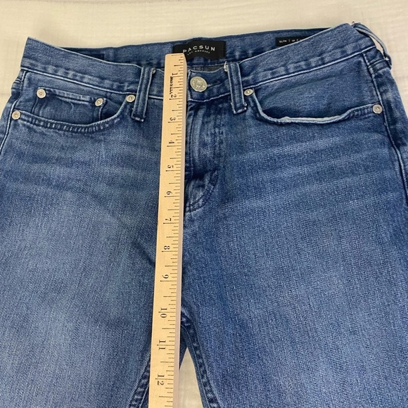 Pac Sun Mens Boys Kid 30 by 30 Straight Leg Blue Jeans - Picture 2 of 14
